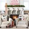 Farmhouse Christmas Pillow Covers 18x18 Set of 4 Rustic Winter Holiday Xmas Decor Christmas Decorations Cushion Cases for Couch Tree Candy Canes Cocoa Sleigh Rides (18"x18")